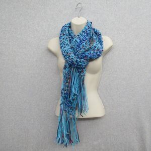 Womens Scarf Blue One Size